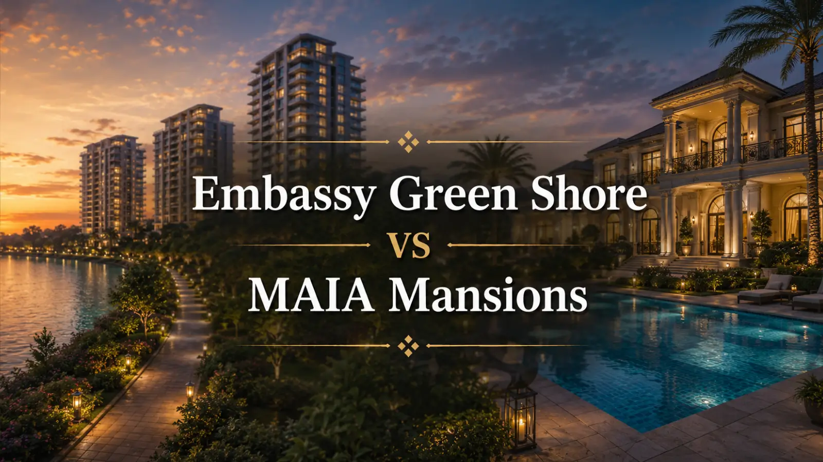 Embassy Green Shore vs MAIA Mansions