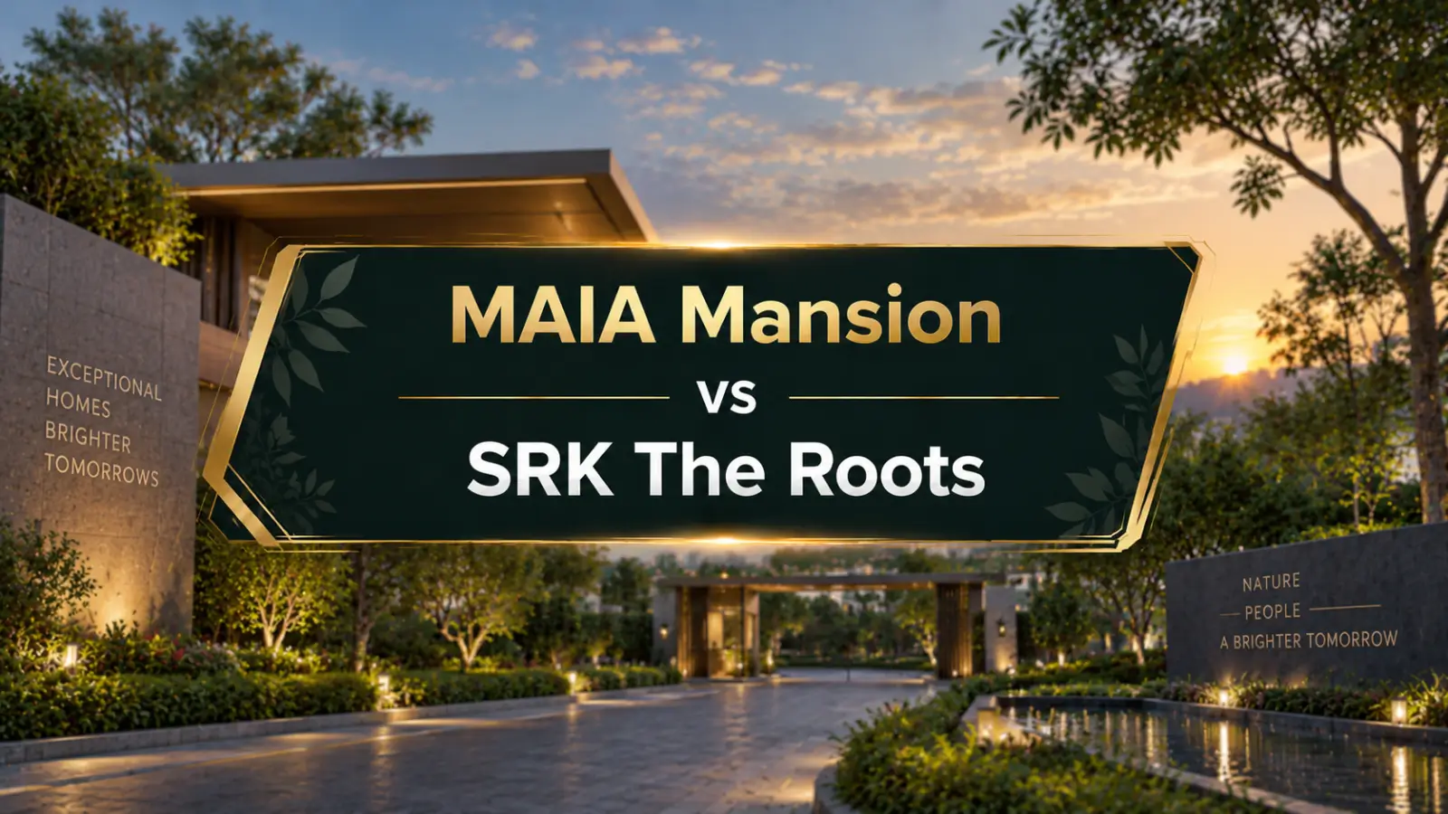 MAIA Mansion vs SRK The Roots
